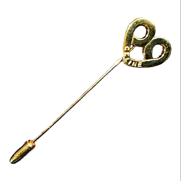 CÉLINE AUTHENTIC VINTAGE LUX GOLD TONE BROOCH/PIN EXCELLENT CONDITION - Picture 1 of 7